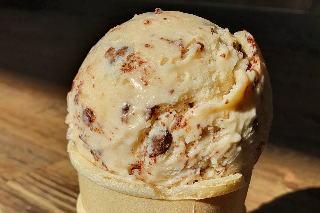The perfect cookie dough ice cream cone cookie dough ice cream cone