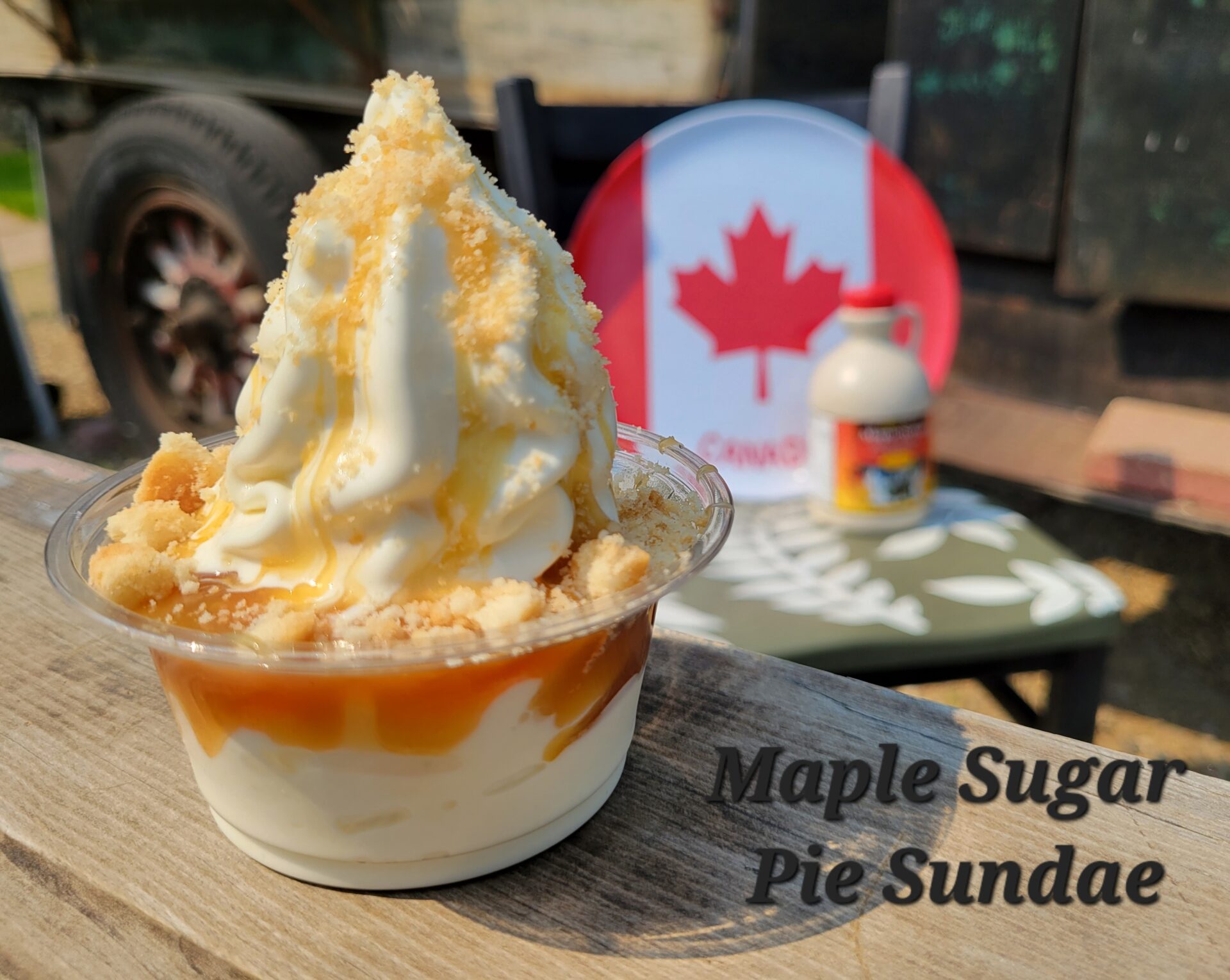 Maple Sugar Pie Sundae
