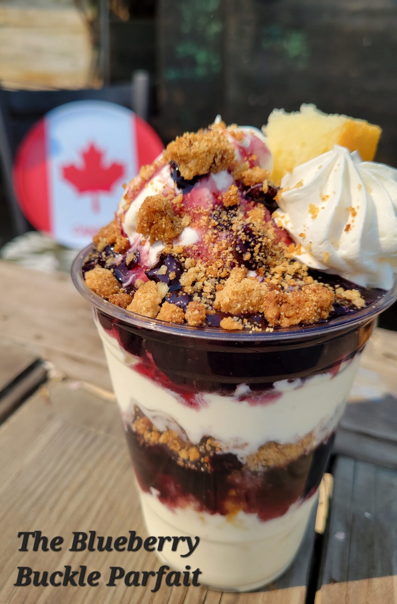 The Blueberry Buckle Parfait