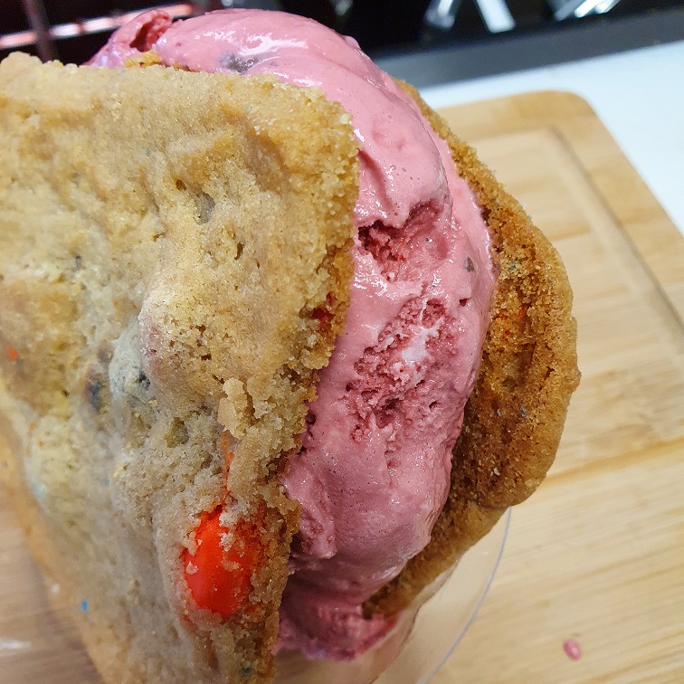 Cherry Cheesecake ice cream sandwich Cherry Cheesecake ice cream sandwich
